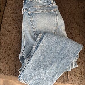 Zara Light Wash Straight Leg Jeans